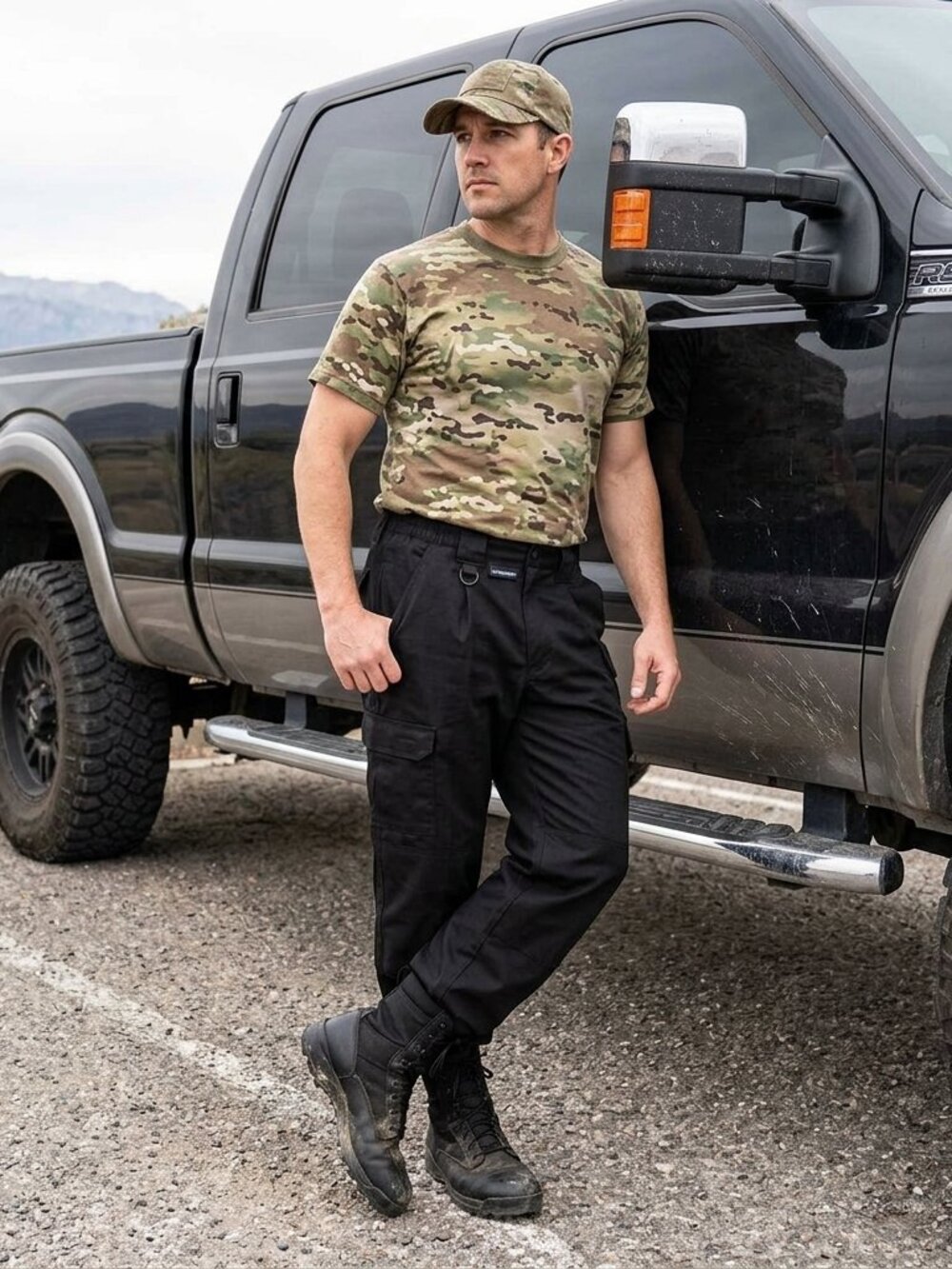 Propper Men's Lightweight Tactical Pants (model F5252) 34/32 Black Stretch waist